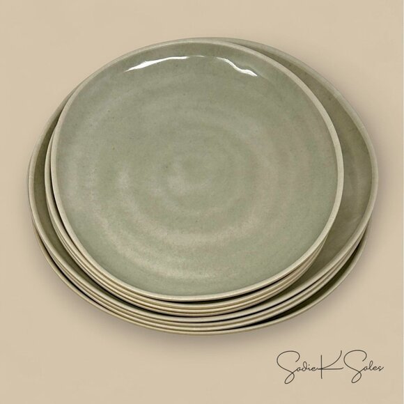 11" Tonal Melamine Dinner Plate Set 4pk - Hearth & Hand Magnolia - Cream/Natural - Picture 7 of 7